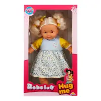 Papusa Bebelou cu par blond, Dollz n More, Hug me, 40 cm