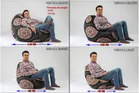 Fotoliu mic copii 4-14 ani nirvana light teteron indigo husa detasabila umplut cu perle polistiren