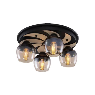 Lustra Maya Negru 4xE27 60W