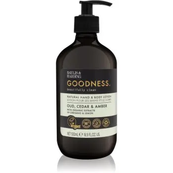 Baylis & Harding Goodness Oud, Cedar & Amber Lotiune de corp delicata