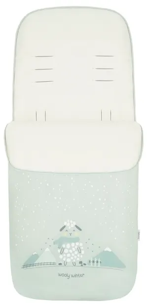 Sac pentru cărucior KikkaBoo - Polar, Sleepy Sheep