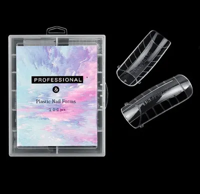 Tipsuri Refolosibile Shapes Sela nr.1 pentru Polygel si gel, 120 buc Engros