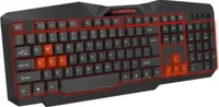 Tastatură gaming Esperanza - Tirions EGK201, iluminare de fundal roșie, neagră