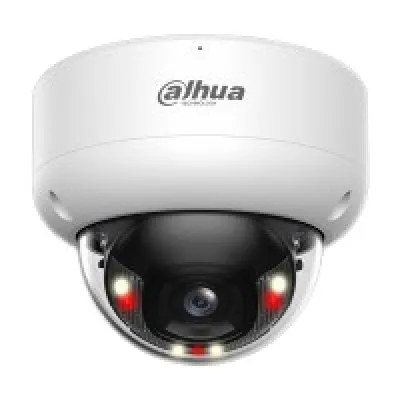Camera dome IP Dahua IPC-HDBW3849E-AS-IL-0280B, 8MP, 2.8mm, Smart Dual Light 30 m, SMD 4.0 + AI SSA, WizSense, microfon, slot card, IP67/IK10, PoE