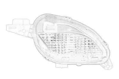 Lumina marsarier Dreapta potrivit TOYOTA YARIS, YARIS/HATCHBACK 2014-2020