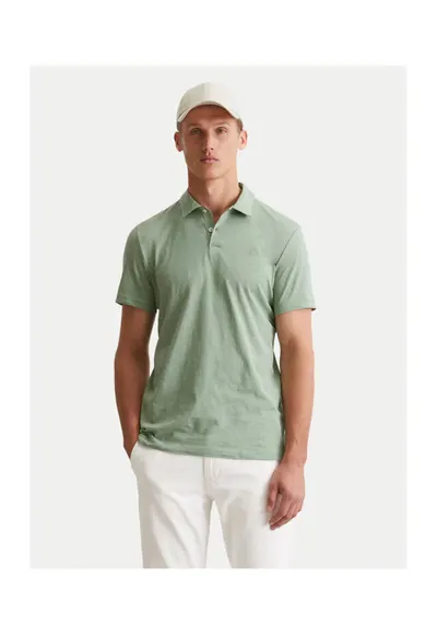 Tricou barbati verde - bumbac