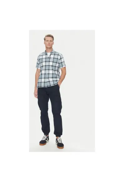 Camasa barbati MSH5077TN45 - Bumbac - 3XL INTL - Gri