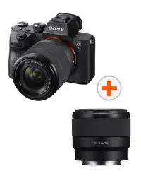 Aparat foto Sony - Alpha A7 III, FE 28-70mm f/3.5-5.6 OSS + Obektiv Sony FE 50mm f/1.8