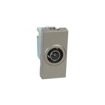 TV priza Arteor - TV single shielded male u009DØ9.5 mm - 1 module - magnesium