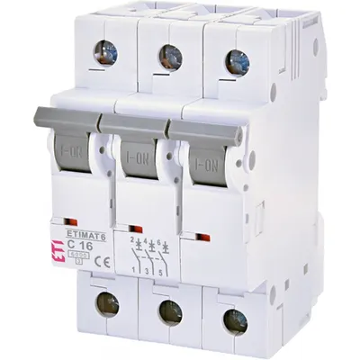 ETIMAT 6 Intrerupatoare automate miniatura 6kA ETIMAT 6 3p C16