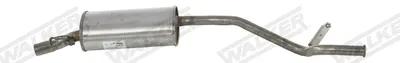 Toba esapament Spate (dedicat, lungime: 1170mm) potrivit FIAT PANDA 1.1 05.91-07.04