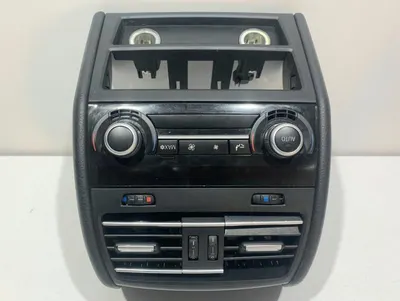 Panou comanda clima cu grila ventilatie spate 9245277 BMW Seria 7 (2008-2015) [F01, F02]