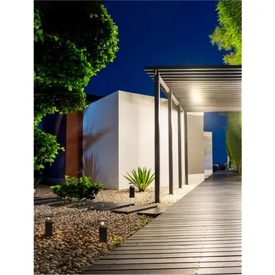 Pitic NEVE Nisipiu Negru Aluminiu LED 11 Wat 220-240 Volt 600Lm 3000K IP65
