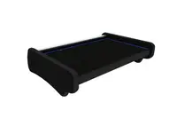 Masa bord compatibila cu Mercedes Sprinter I (01.2000-12.2006), Negru cu cusatura albastra