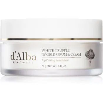 d'Alba White Truffle Double Serum & Cream cremă de zi și ser cu efect de fermitate 2 in 1