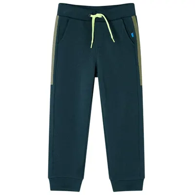 Pantaloni de trening pentru copii cu cordon verde mușchi 92