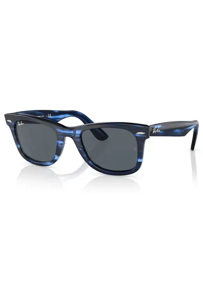 Ray Ban - Ochelari de soare wayfarer - Albastru inchis