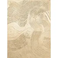 Tablou pictat manual 88x118 cm Metallic Champagne – Malerifabrikken