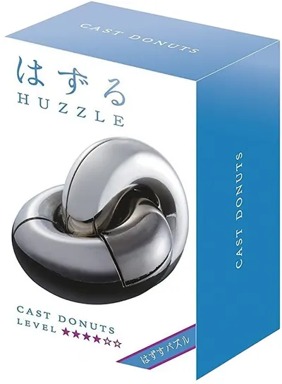 Puzzle logic metalic Hanayama - Cast Puzzle Donuts Huzzle