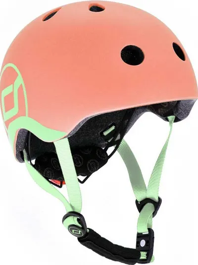 Casca de protectie pentru copii Scoot & Ride, Peach, XXS - S