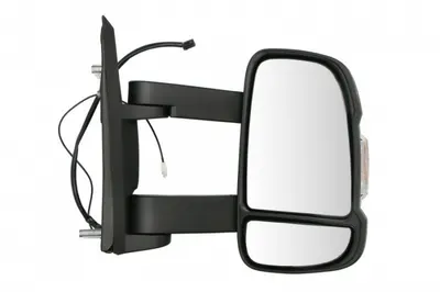 Oglinda laterala dreapta (electric, convex, cu incalzire, lung, cu semnalizator, aerial, w16w bulb) potrivit CITROEN JUMPER; FIAT DUCATO; PEUGEOT BOXER 04.06