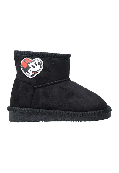 Ghete fara inchidere cu Minnie Mouse - Rosu/Negru stins