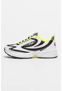 Pantofi sport cu insertii din material textil Actix - Alb/Negru/Gri inchis