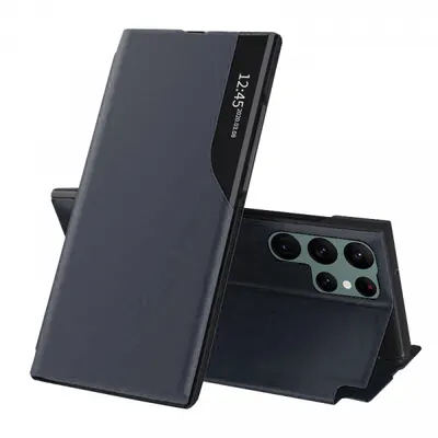 Husa pentru Samsung Galaxy S22 Ultra 5G S908, Techsuit, eFold, Albastra Inchis
