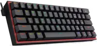 Tastatura mecanica Redragon - Fizz PRO, Red Switch, RGB, neagra