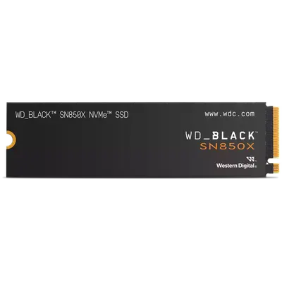 SSD WD Black SN850X HeatSink 4TB M.2 2280 PCIe Gen4 x4 NVMe, Read/Write: 7300/6600 MBps, IOPS 1200K/1100K, TBW: 2400