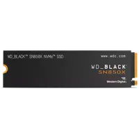 SSD WD Black SN850X HeatSink 4TB M.2 2280 PCIe Gen4 x4 NVMe, Read/Write: 7300/6600 MBps, IOPS 1200K/1100K, TBW: 2400