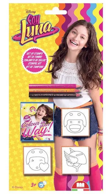 Stampile din lemn Derform Disney - Soy Luna, 3 bucati