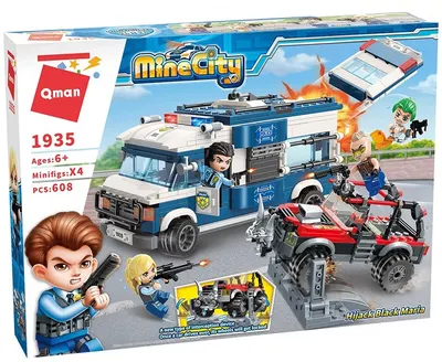 Set de construit Qman - Camion si jeep