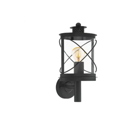 Lampa perete HILBURN negru 220-240V,50/60Hz IP44