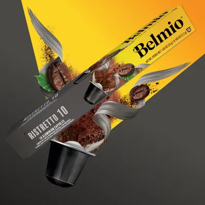 Capsule de cafea Belmio - Ristretto Nespresso, 10 buc