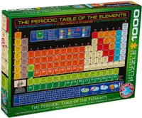Puzzle Eurographics din 1000 de piese - Tabel periodic