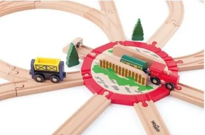 Intersectie mare pentru tren Woody - Cu pod