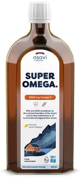 Super Omega Liquid, 2900 mg, 500 ml, Osavi