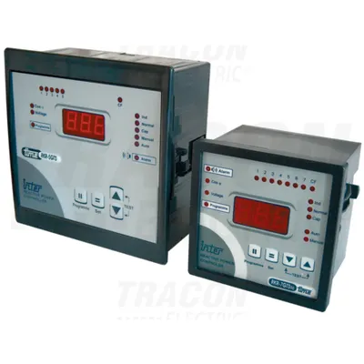 Regulator de putere reactiva,masurare 1F, 7 bat.de cond. TFJA-06 96×96mm