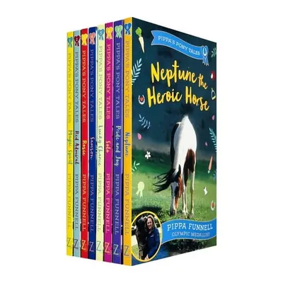 Pippa's Pony Tales 8 Books Collection Set by Pippa Funnell (Magic Spirit, Red Admiral, Rosie, Samson, Lucky Chance, Solo, Pride and Joy, Neptune)