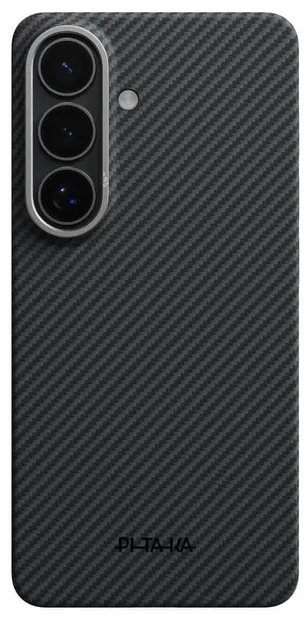 Husă Pitaka - Edge Case, Galaxy S26+, MagSafe, negru/gri