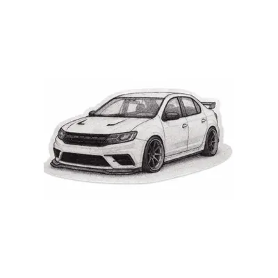 Abtibild masina sport auto decorativ pentru exterior Cod: XL-24