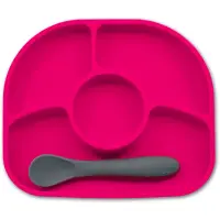 BBLÜV Yümi farfurie compartimentată Pink 1 buc
