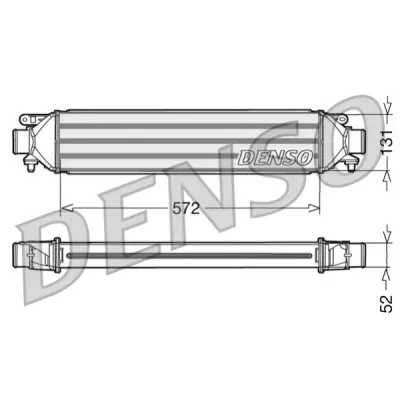 Intercooler, compresor DENSO DIT09107