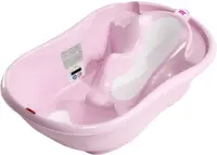 Cadă anatomică OK Baby - Onda Evolution, 53 cm, roz