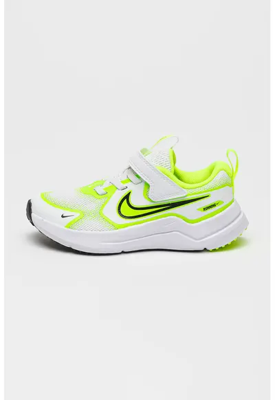 - Pantofi Cosmic cu velcro pentru alergare - Verde neon/Alb optic