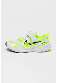 - Pantofi Cosmic cu velcro pentru alergare - Verde neon/Alb optic