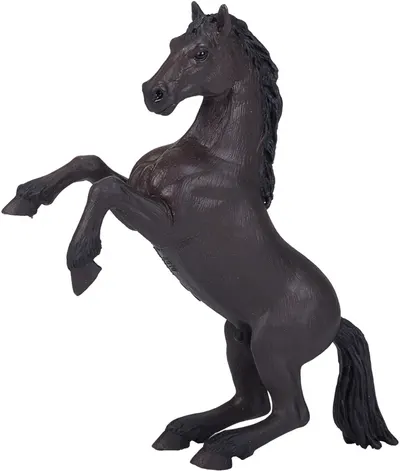 Figurină Mojo Farmland - Cal, Mustang Negru