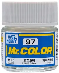 Vopsea acrilică Mr. Hobby - Mr. Color, C-097 Light Gray, 10 ml