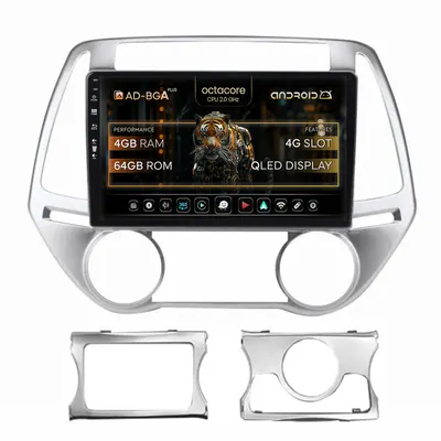 Navigatie Hyundai I20 (2012-2014), Android, A-Octacore 4GB RAM + 64GB ROM, 9 Inch - AD-BGA9004+AD-BGRKIT218